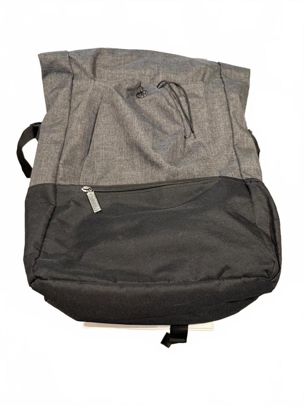 Gaiam On-The-Move Yoga Mat Backpack Roll Top Gray – Yoga Bag